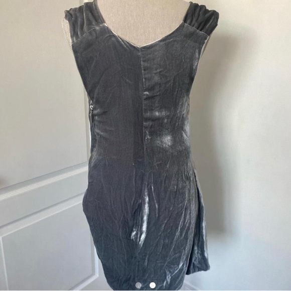 Handmade Velvet Mini Dress - Picture 2 of 2